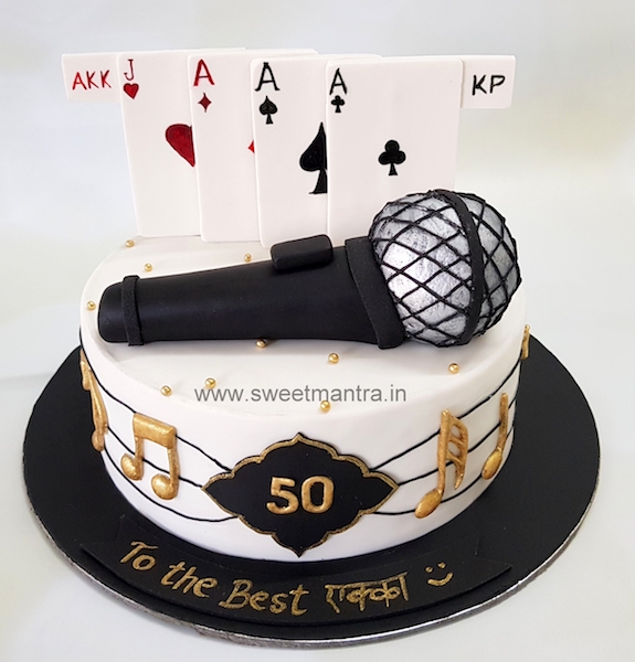 50th birthday custom cake