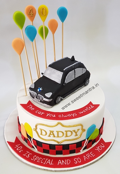 BMW theme cake