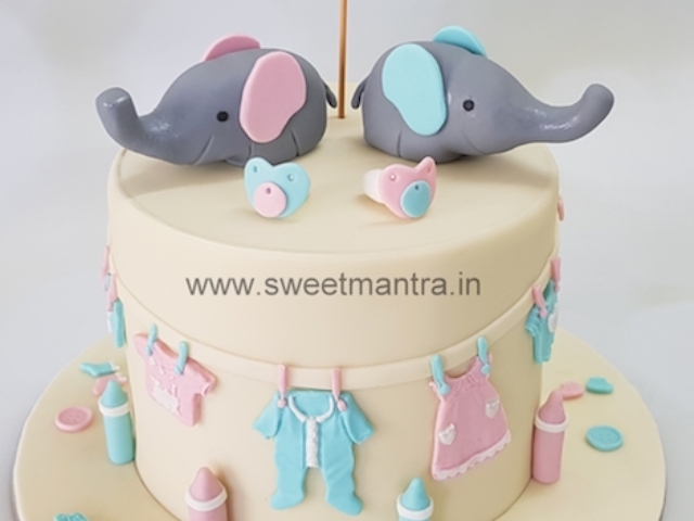 Baby Shower clothes cake