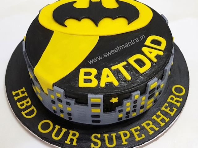 Batman cake for Dad