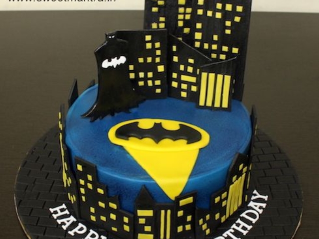 Batman design cake