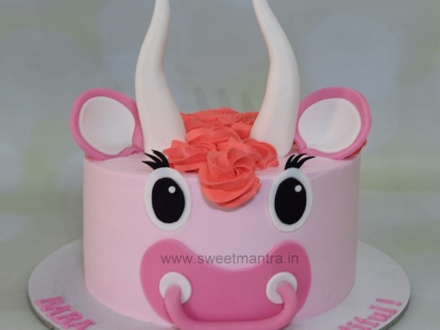 Bull face cake