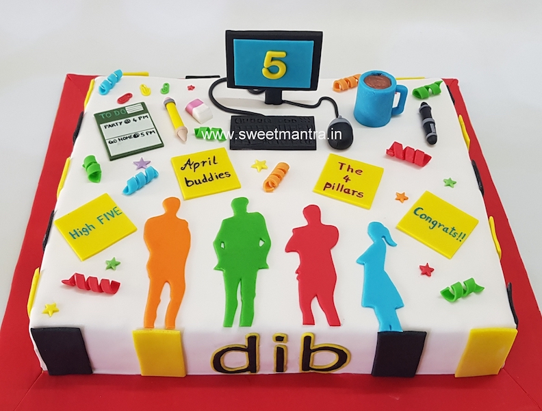 Employee celebration cake