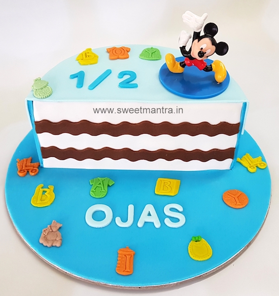 Half cake design