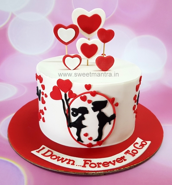 Happy Anniversary Designer cake