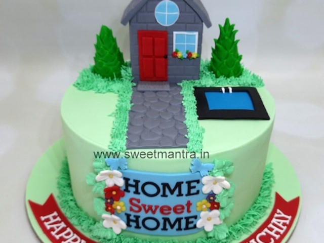 New home cake for kid