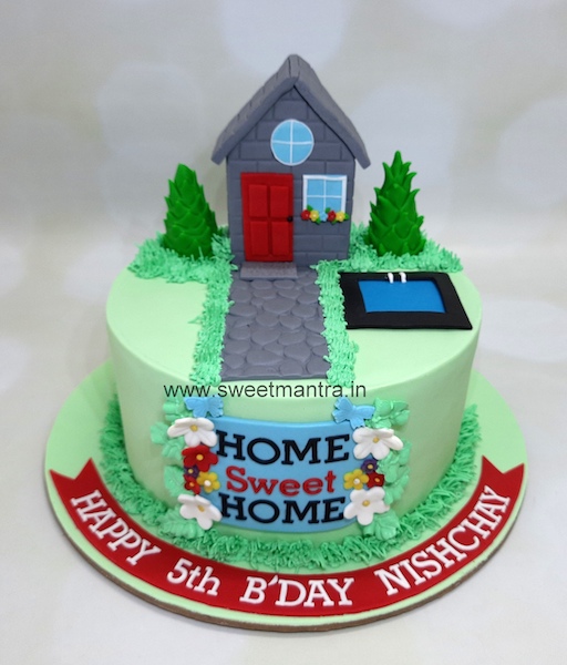 New home cake for kid