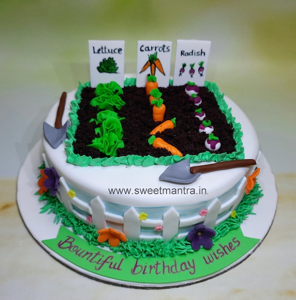 Organic farming cake