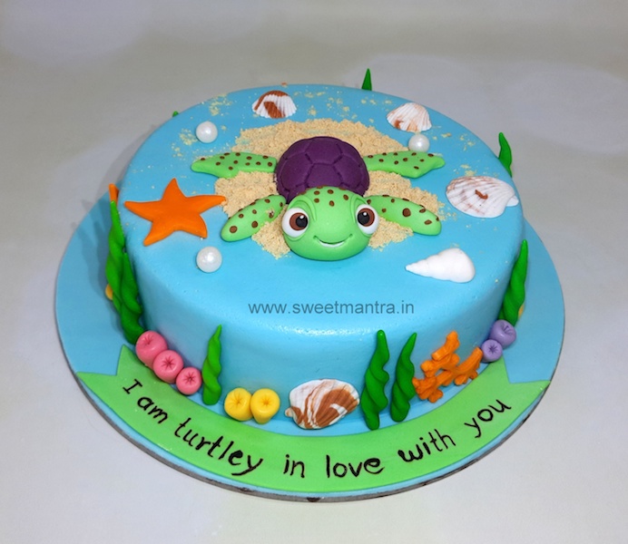 Turtle cake for wife