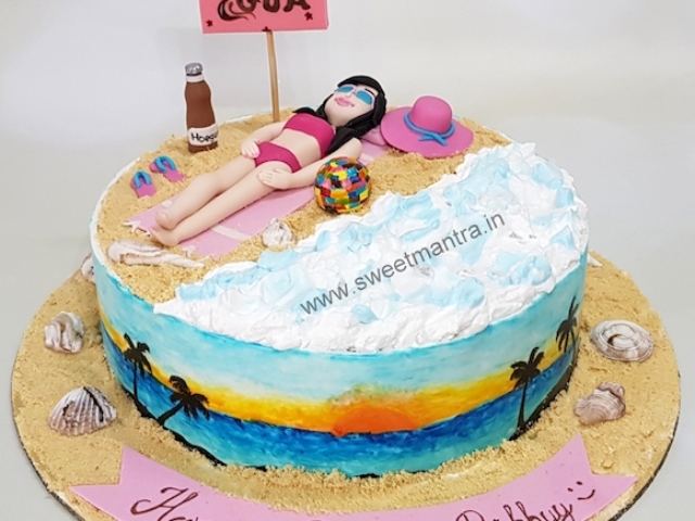 Vacation time cake