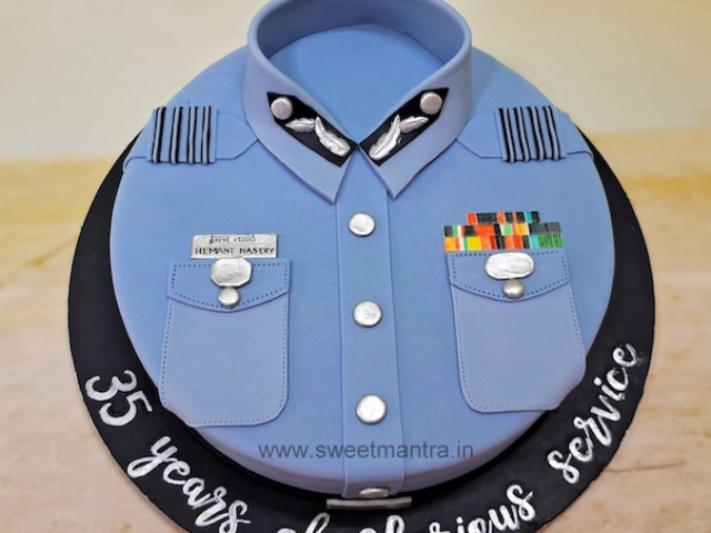 Air force retirement cake