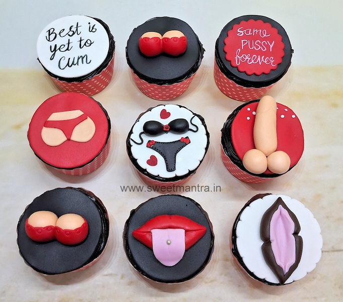 Dick and Boobs naughty cupcakes