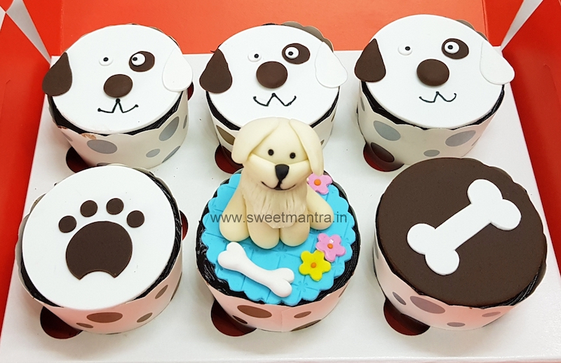 Dogs cupcakes