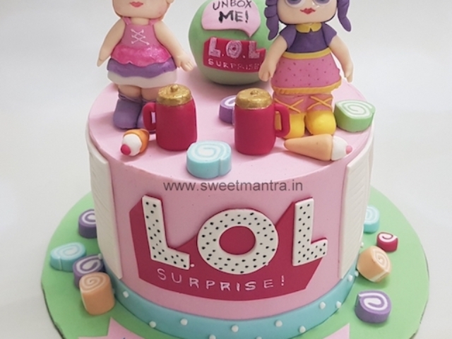 LOL dolls cake