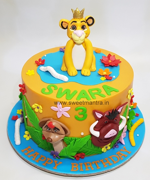 Lion King kids birthday cake