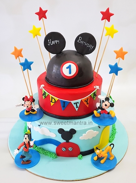 Mickey Mouse 3 tier cake