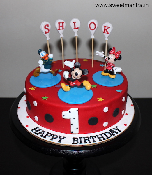 Mickey and friends cake