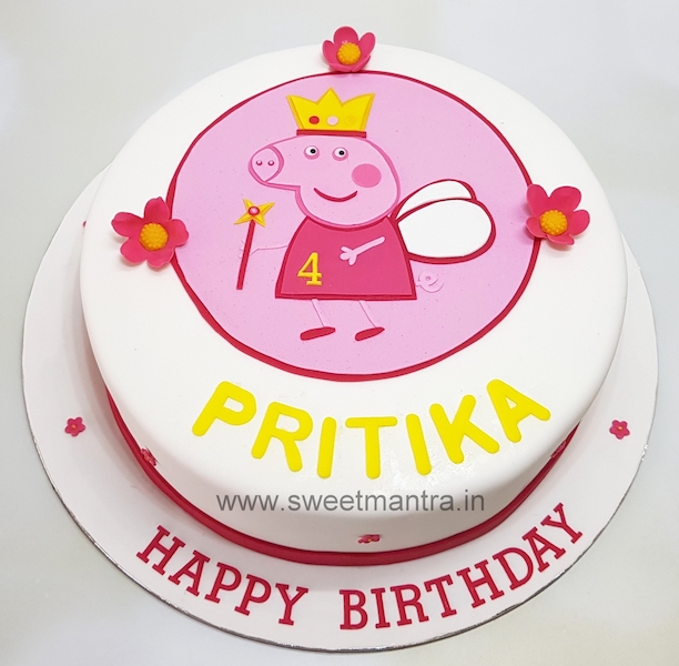 Peppa Pig fairy cake