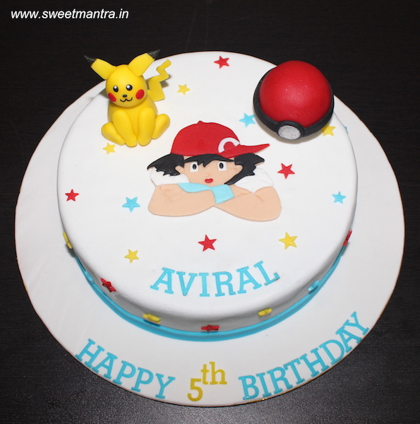 Pokemon theme cake