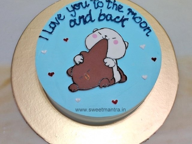 Cute cake for boyfriend