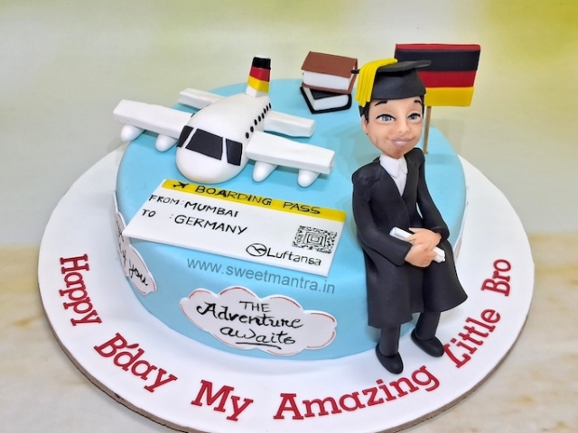 Graduation in Germany cake