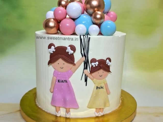 Sisters birthday cake
