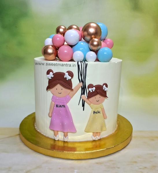 Sisters birthday cake