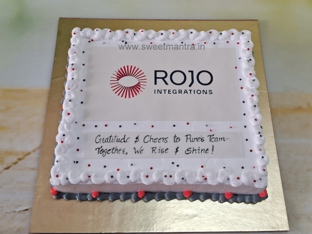 Cutomised cake for company event