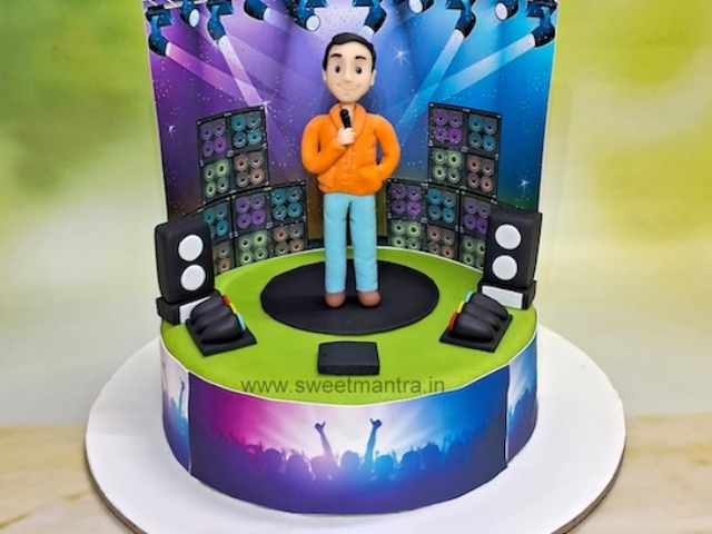 Stage cake for Singer
