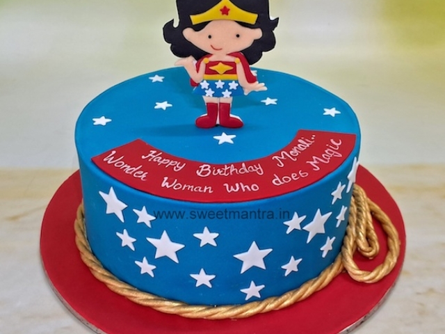 Wonder woman cake for sister